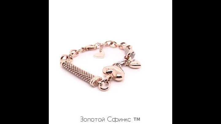 Золотой женский браслет 642075