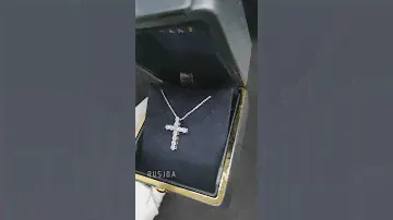 Золотой крест Graff с бриллиантами 💎 RUSJOA