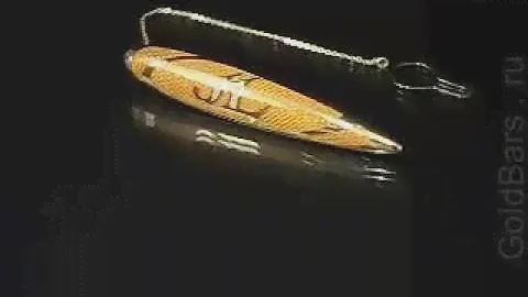 Заказать золотые заколки для галстука Bullet. GoldBars.ru