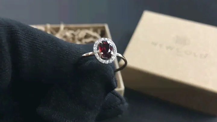 !Кольцо 1761  из красного золота 585 пробы с гранатом и фианитами