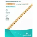Цепь АДАМАС, красное золото, 585 проба, длина 60 см, средний вес 6.85 гзолотистый
