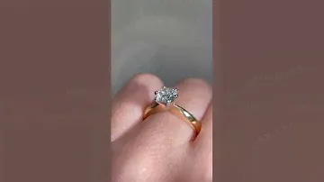 C1241 Traditional Yellow Gold 6 Claw Solitaire Engagement Ring