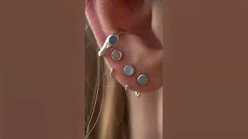 Моносерьги которые вы не почувствуете! Подберите капсулу на каждое ухо #jewellery