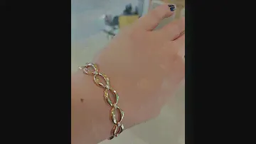 НОВИНКА🎈 Браслет из золота 585 пробы с бриллиантами в итальянском дизайне❤
