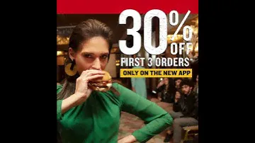 30% discount on your first 3 orders