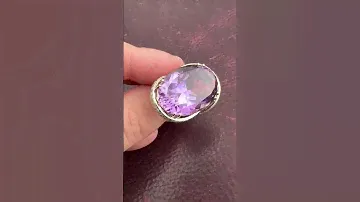 Кольцо с аметистом 41.6ct