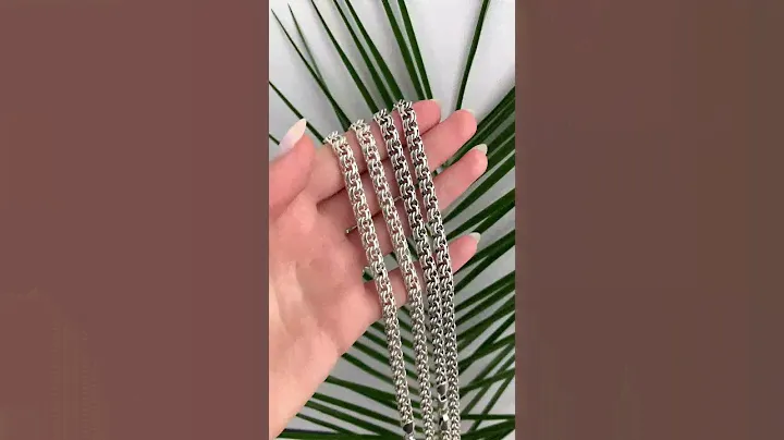 Серебряная цепочка "Бисмарк". Серебро 925 пробы.