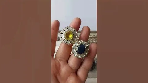 ШИКАРНЫЕ КОЛЬЦА С ЦИТРИНОМ, САПФИРОМ И АЛМАЗАМИ. ПЛОЩАДКА 2,5/2,5 мм. Размер 17,5. Цена 35000₽