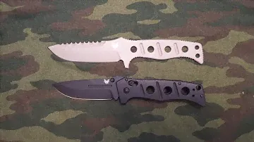 Морские котики BENCHMADE 275 ADAMAS & 375 FIXED ADAMAS часть 1