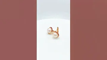 Серьги из красного золота 585 пробы с жемчугом и сапфирами 1201768_0000057982