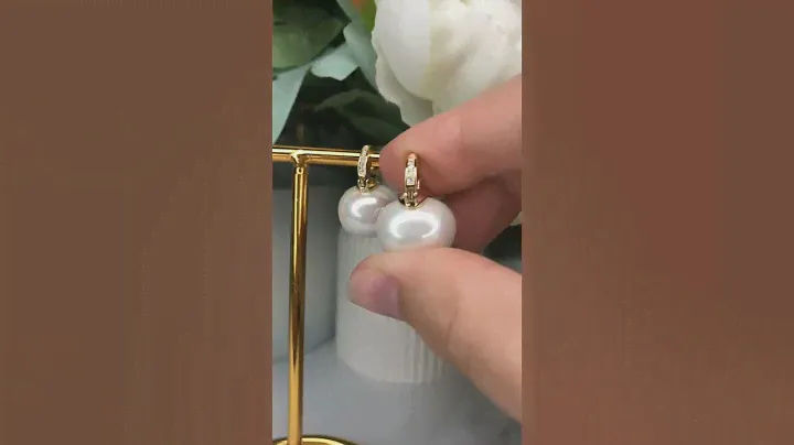 Изумительно нежные серьги с жемчугом майорка