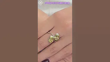 Кольцо с цитрином от Галереи Самоцветов #натуральныекамни #jewelry