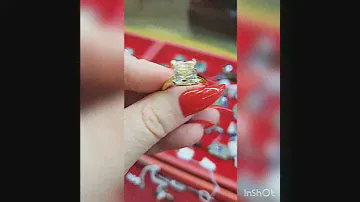 Золотое кольцо с топазом. 585