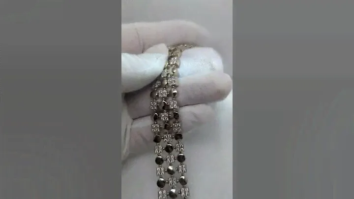 Браслет с бриллиантами, белое золото #топазсамара  #бриллиант #diamond #золото